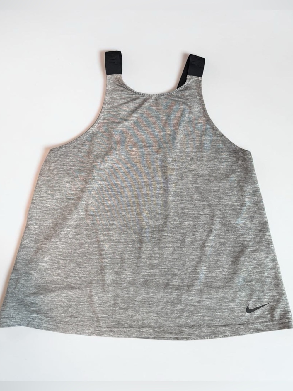 Nike Dri-FIT Gray Athletic Tank Top Womens Size Small Racerback Workout Training
